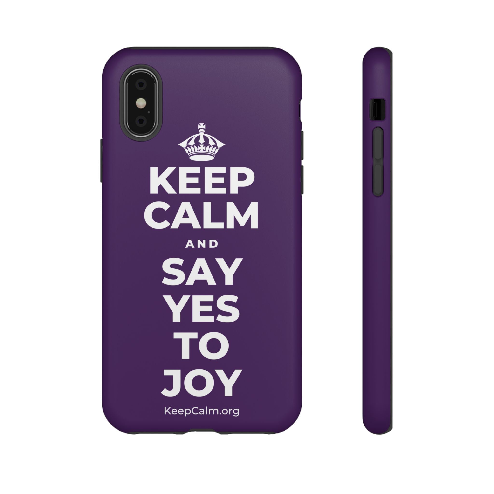 KEEP CALM AND SAY YES TO JOY Phone Case