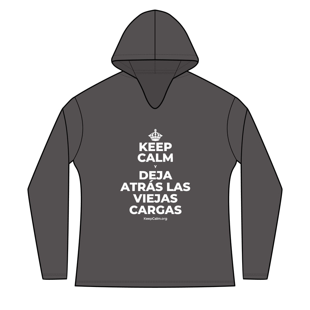 KEEP CALM Y DEJA ATRÁS LAS VIEJAS CARGAS Women's Long Sleeve Hoodie