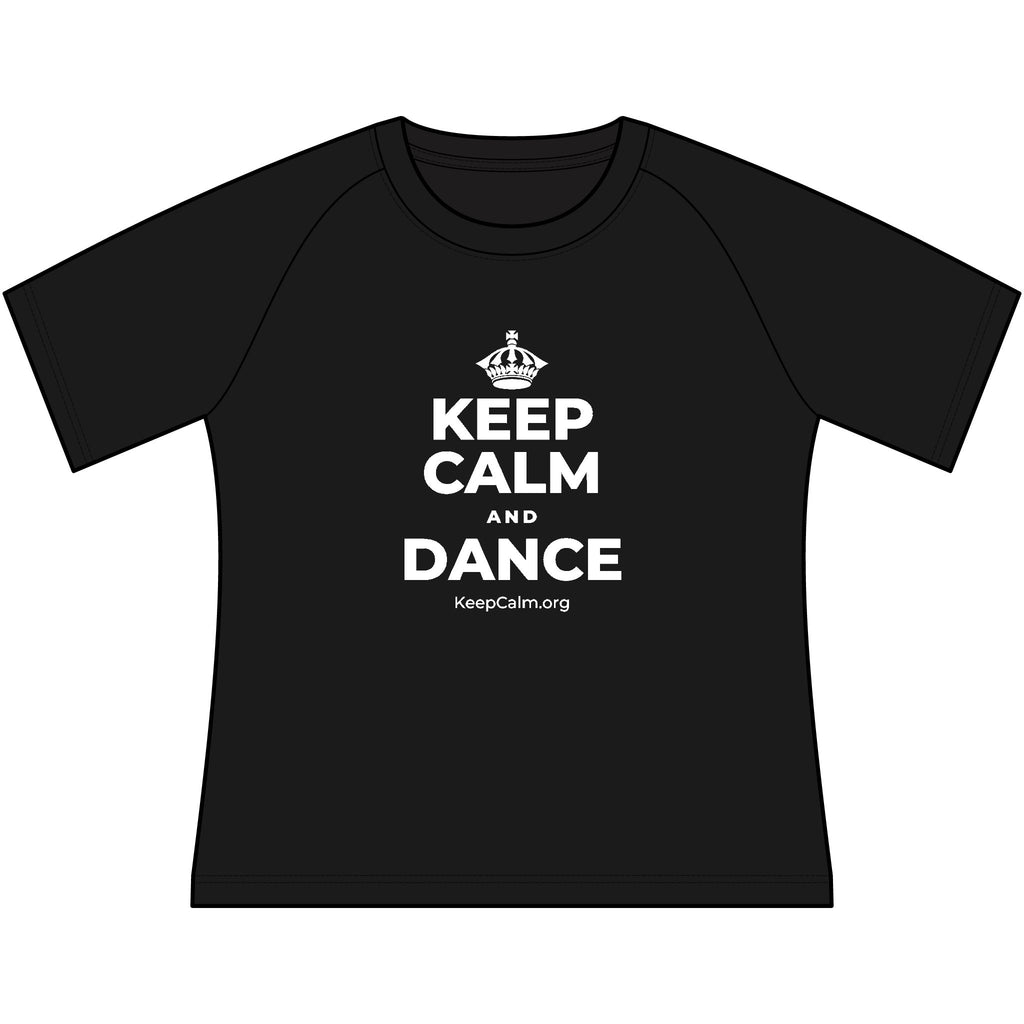 KEEP CALM AND DANCE Women's Raglan Tee