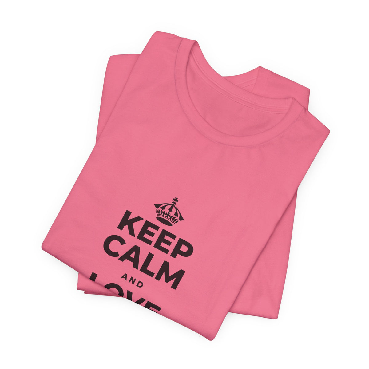 KEEP CALM AND LOVE WITHOUT POSSESSION T-Shirt (Military Green–Autumn)