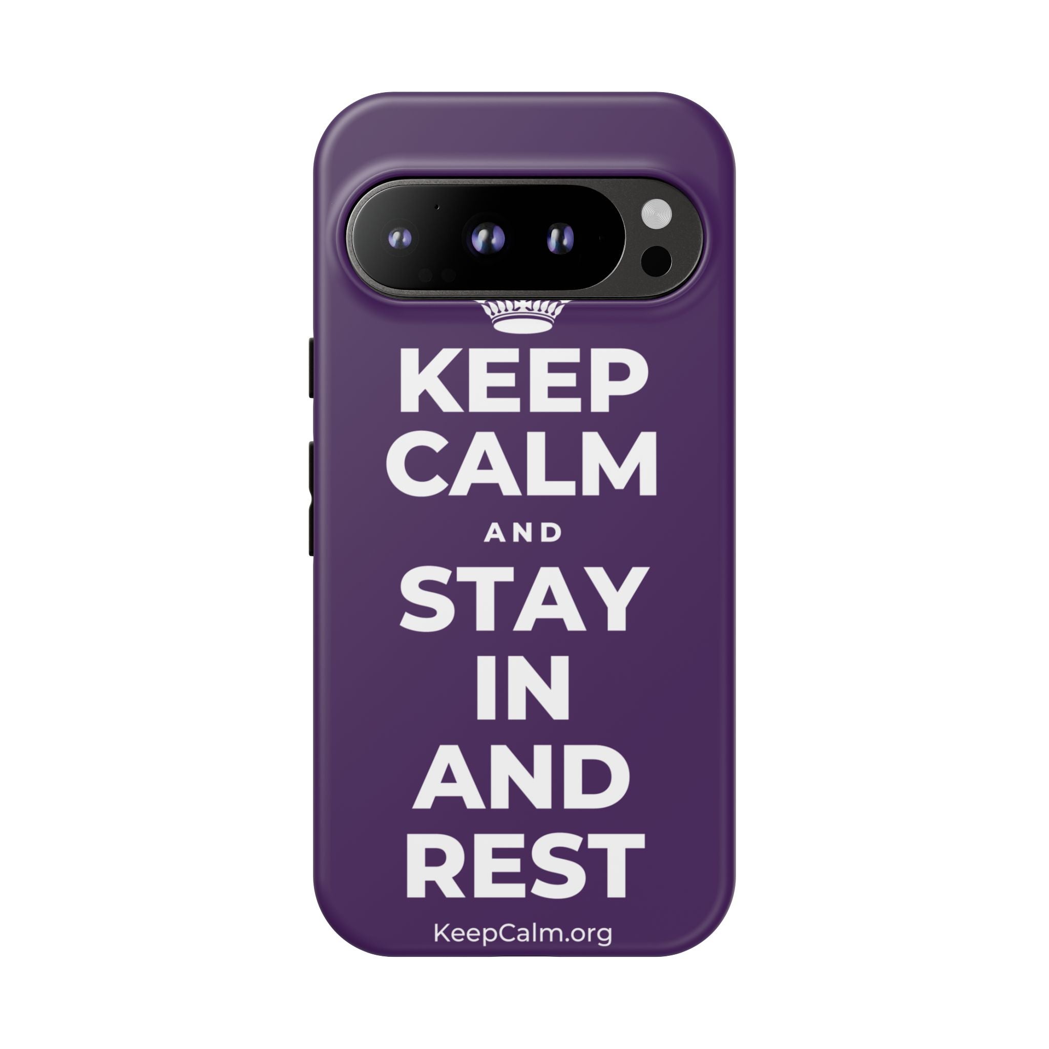 KEEP CALM AND STAY IN AND REST Phone Case