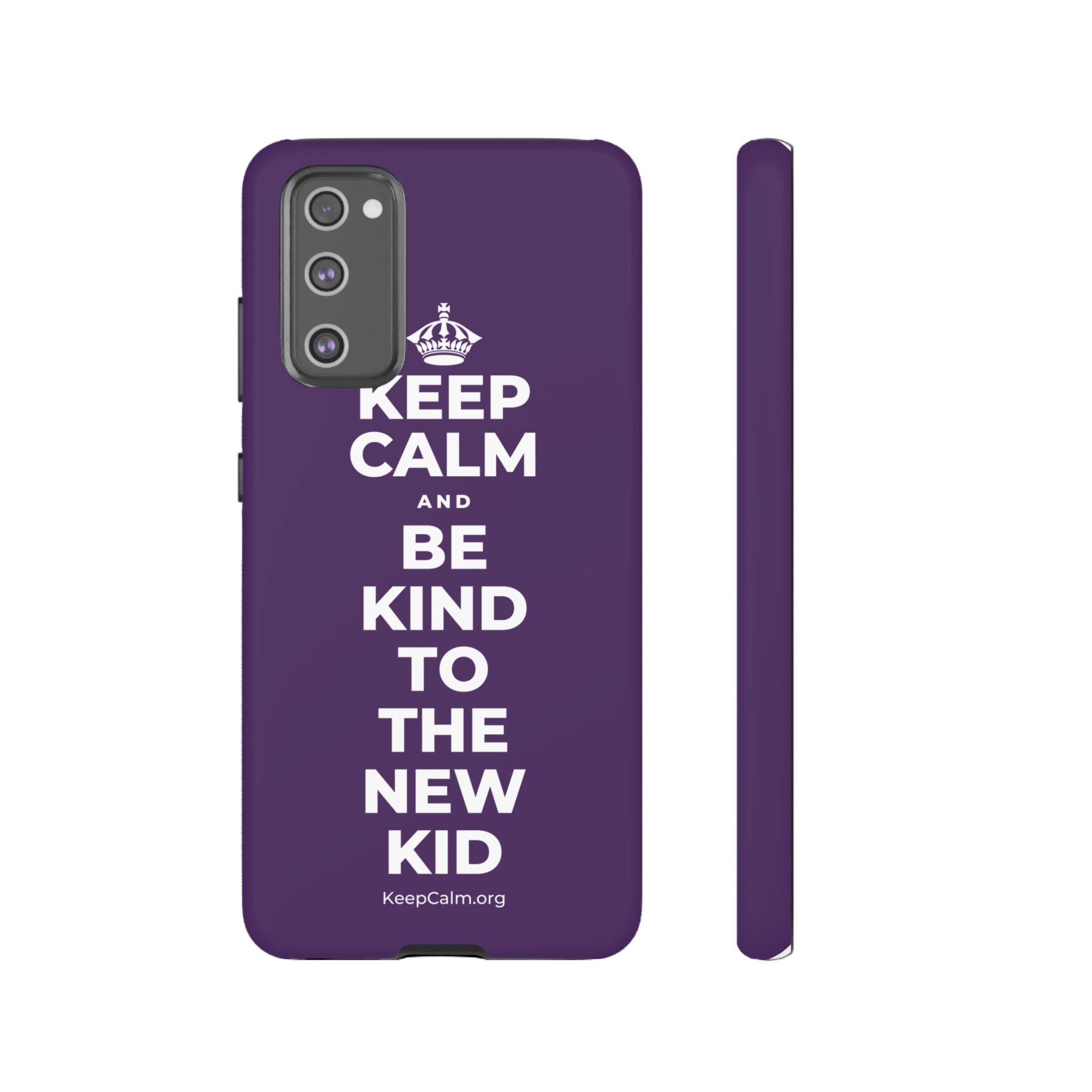 KEEP CALM AND BE KIND TO THE NEW KID Phone Case