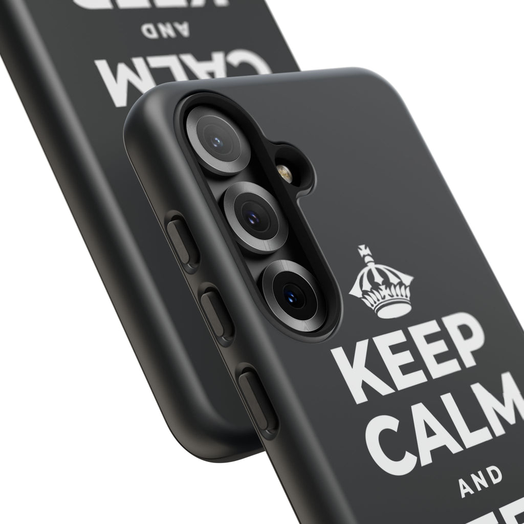 KEEP CALM AND KEEP WINNING Phone Case (Dark)