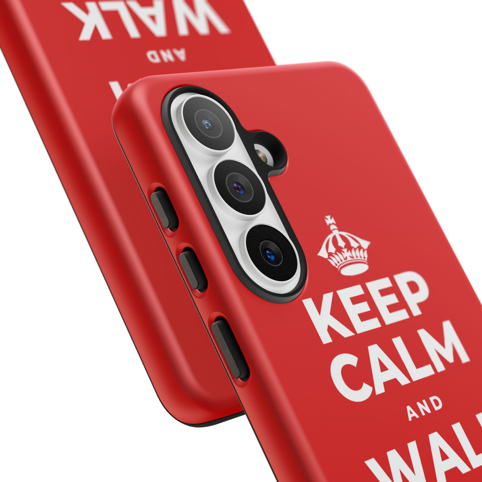 KEEP CALM AND WALK AND LISTEN Phone Case