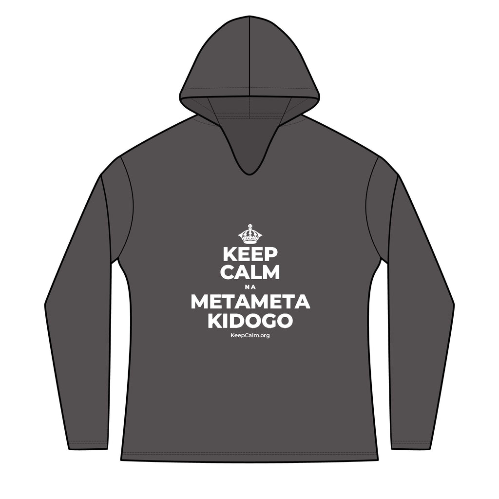 KEEP CALM NA METAMETA KIDOGO Women's Long Sleeve Hoodie