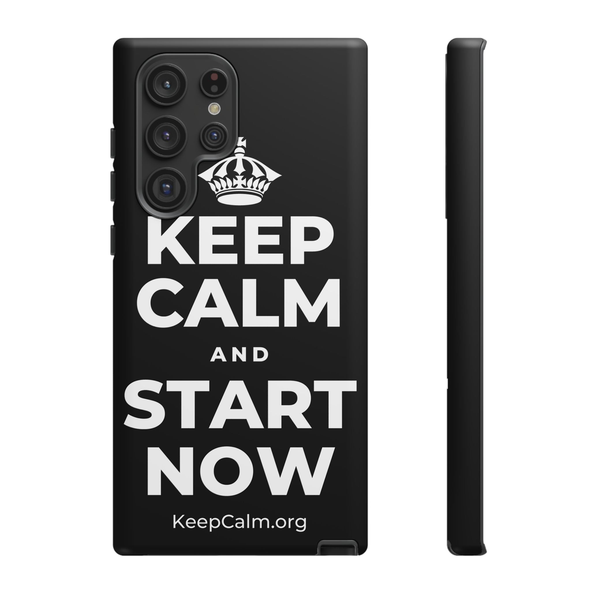 KEEP CALM AND START NOW Phone Case