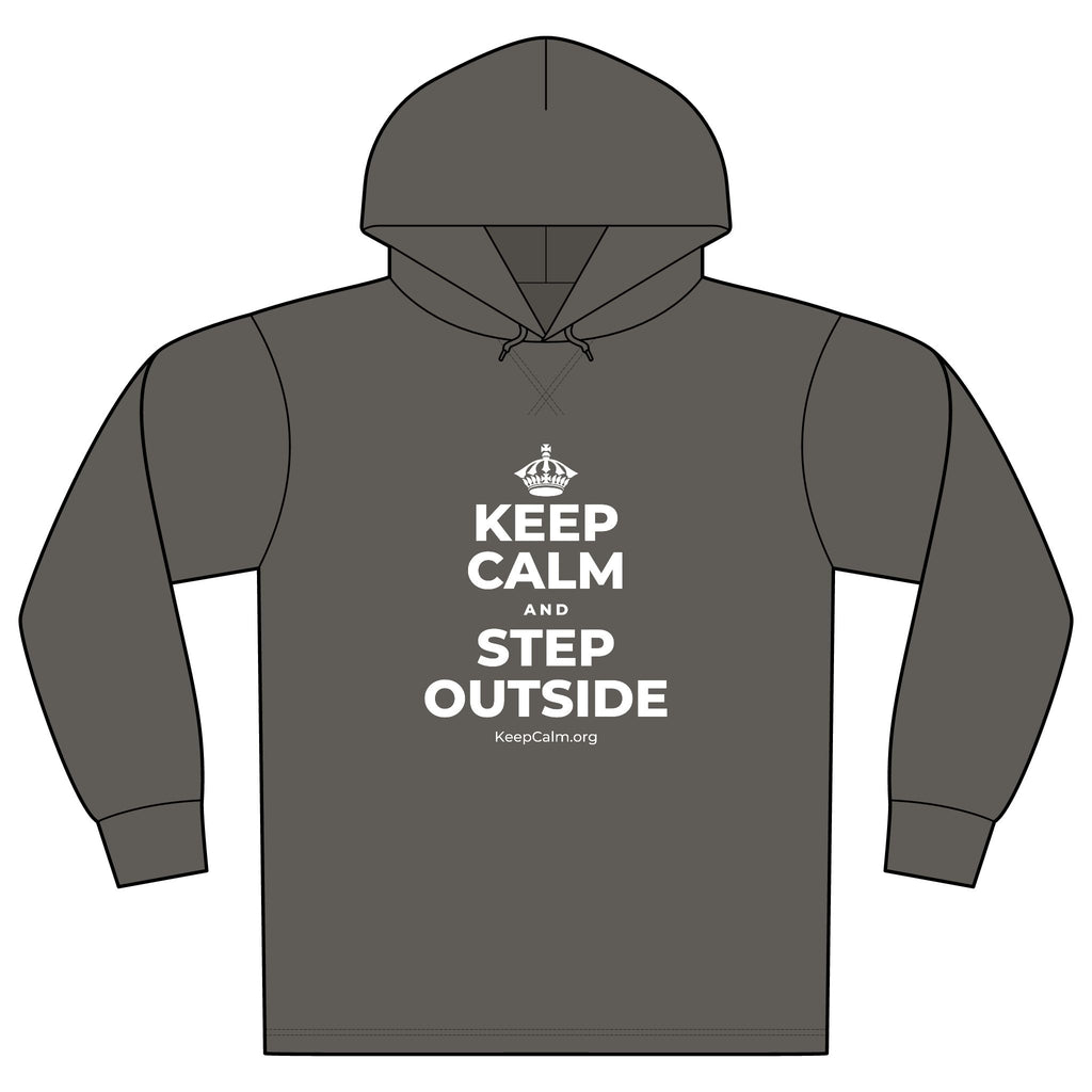 KEEP CALM AND STEP OUTSIDE Organic Hoodie Tee