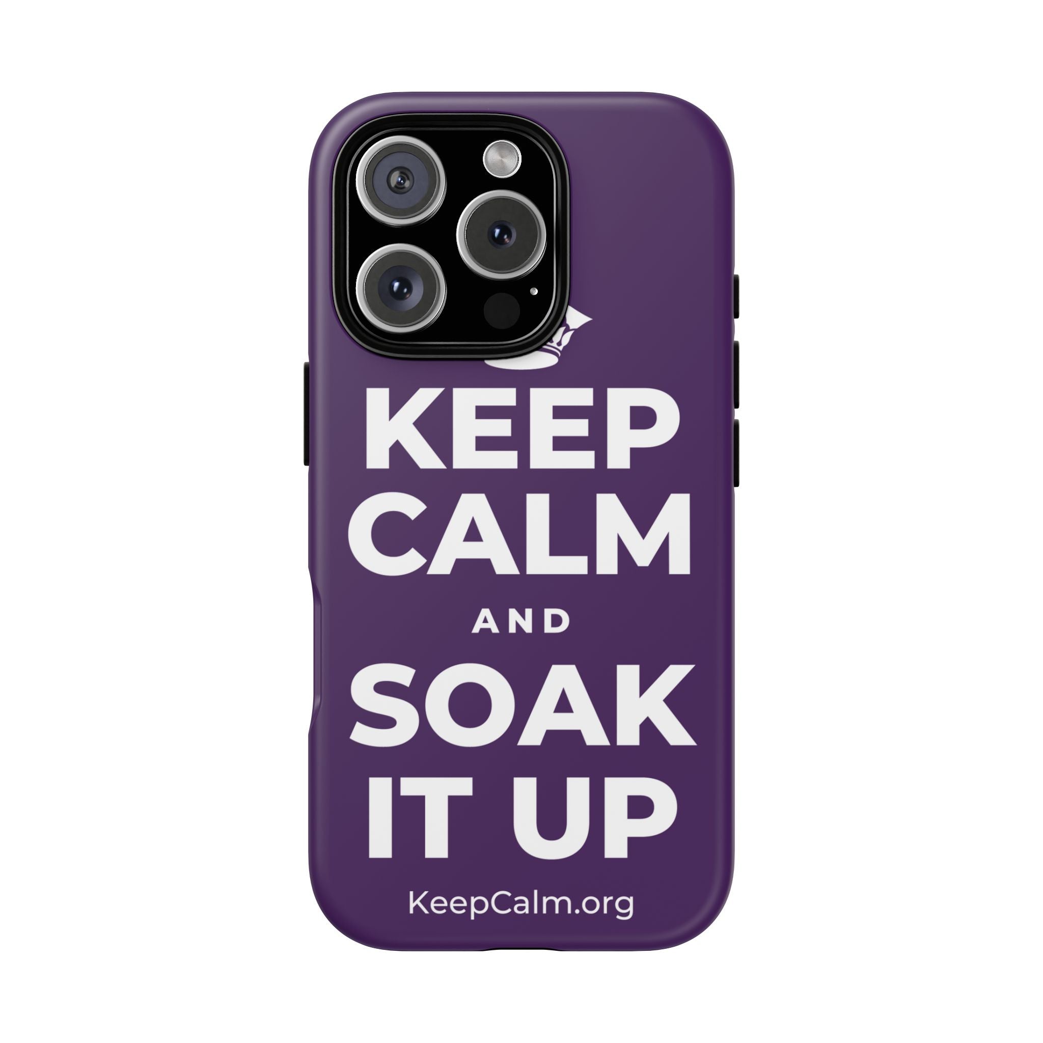 KEEP CALM AND SOAK IT UP Phone Case