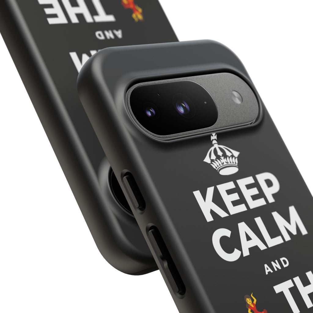 KEEP CALM AND 💃 THE NIGHT AWAY Phone Case