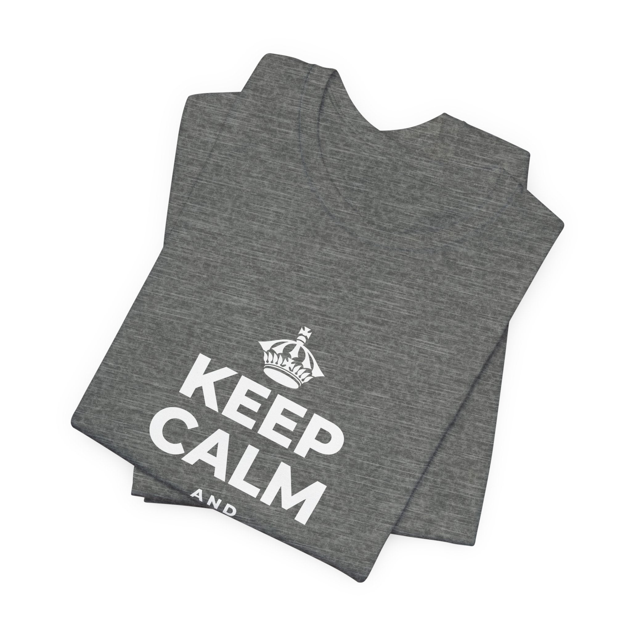 KEEP CALM AND DO WHAT FILLS YOU T-Shirt (Baby Blue–Silver)