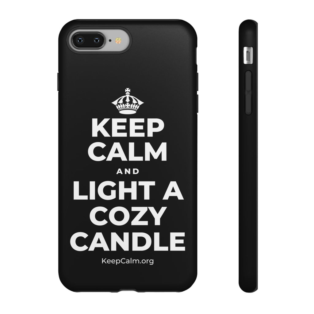 KEEP CALM AND LIGHT A COZY CANDLE Phone Case