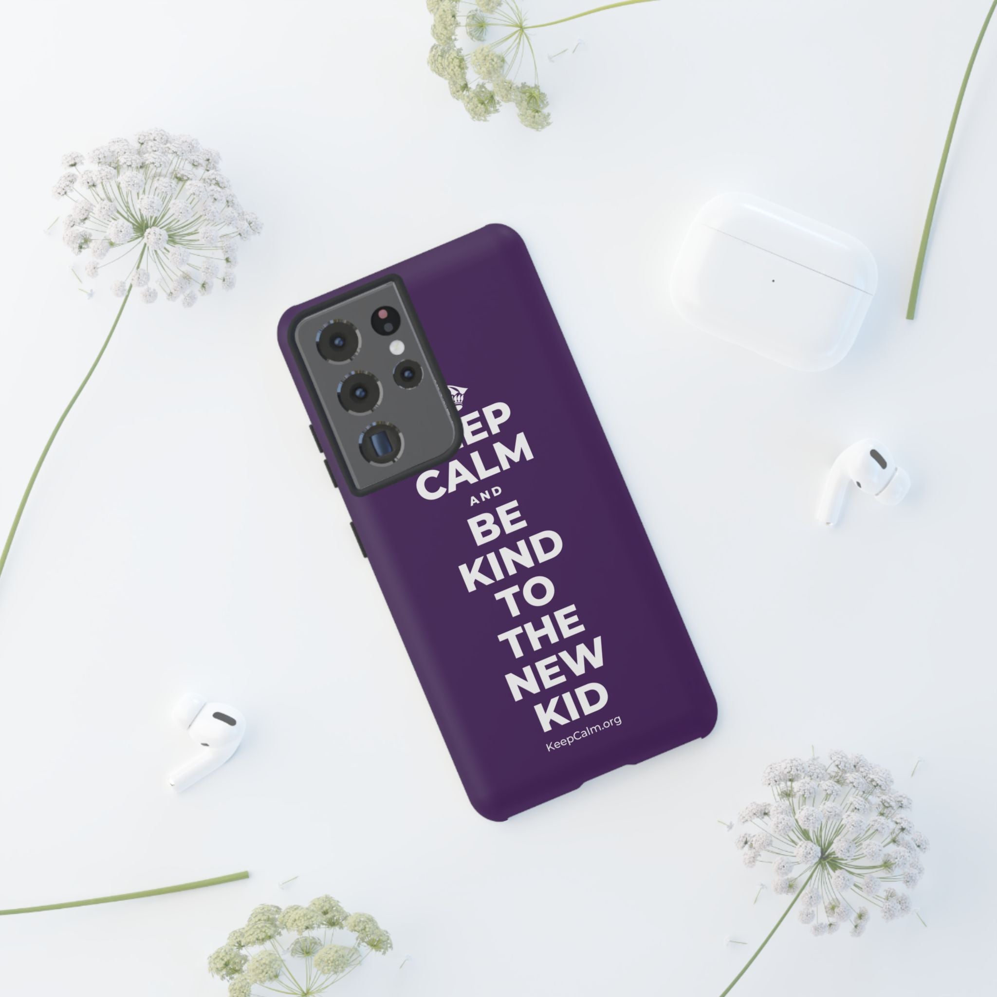 KEEP CALM AND BE KIND TO THE NEW KID Phone Case