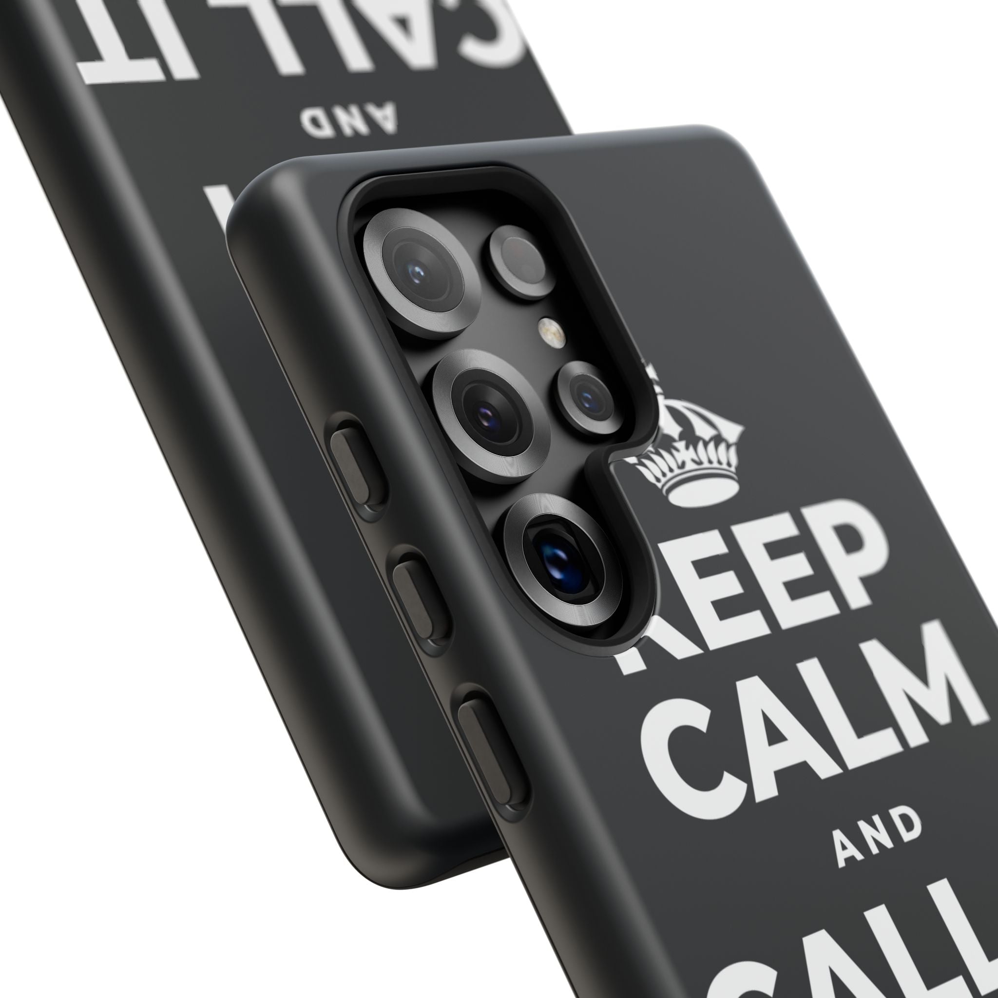 KEEP CALM AND CALL IT A DAY, KINDLY Phone Case (Dark)