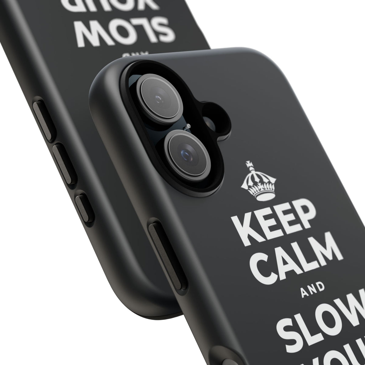 KEEP CALM AND SLOW YOUR SUMMER DAYS Phone Case (Dark)