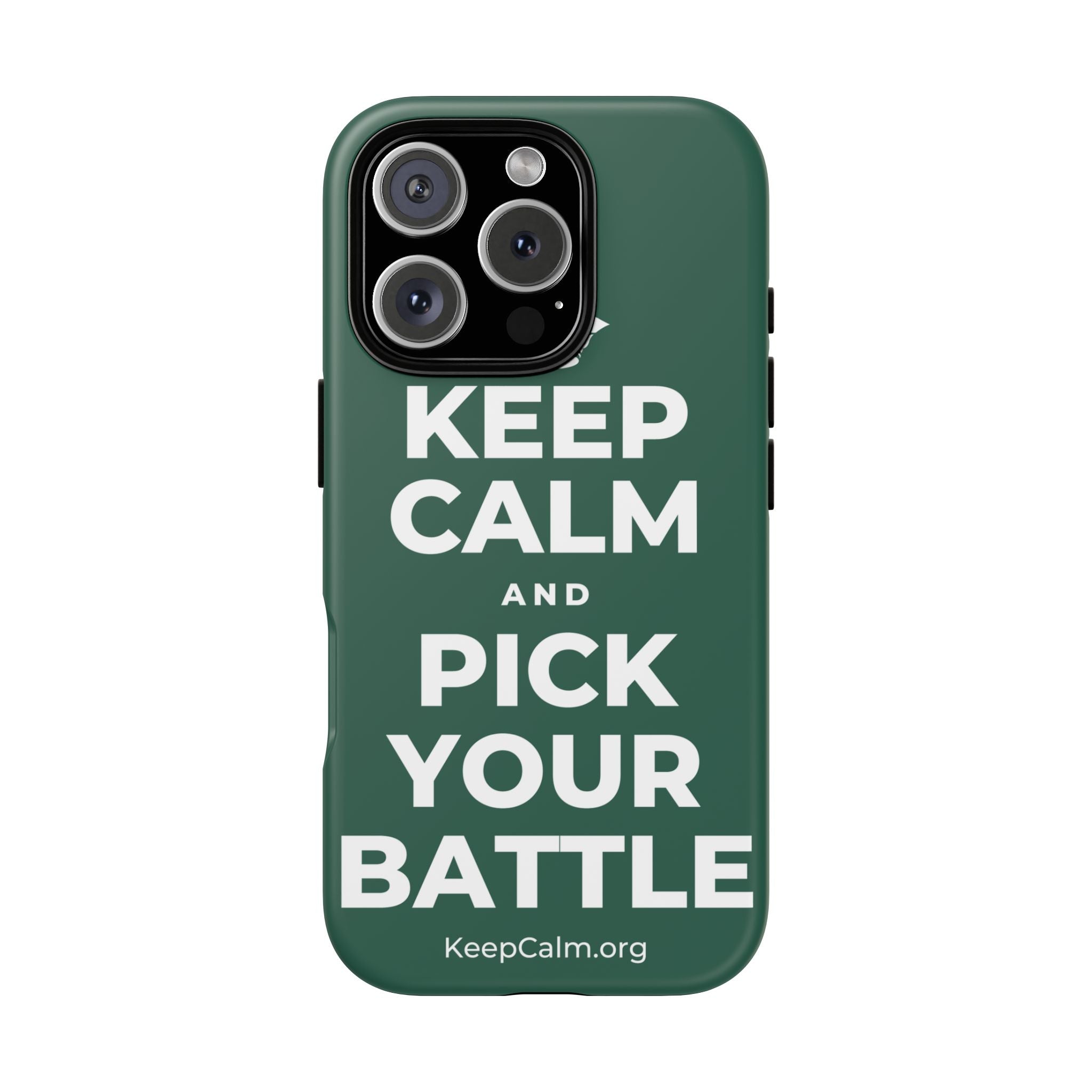 KEEP CALM AND PICK YOUR BATTLE Phone Case