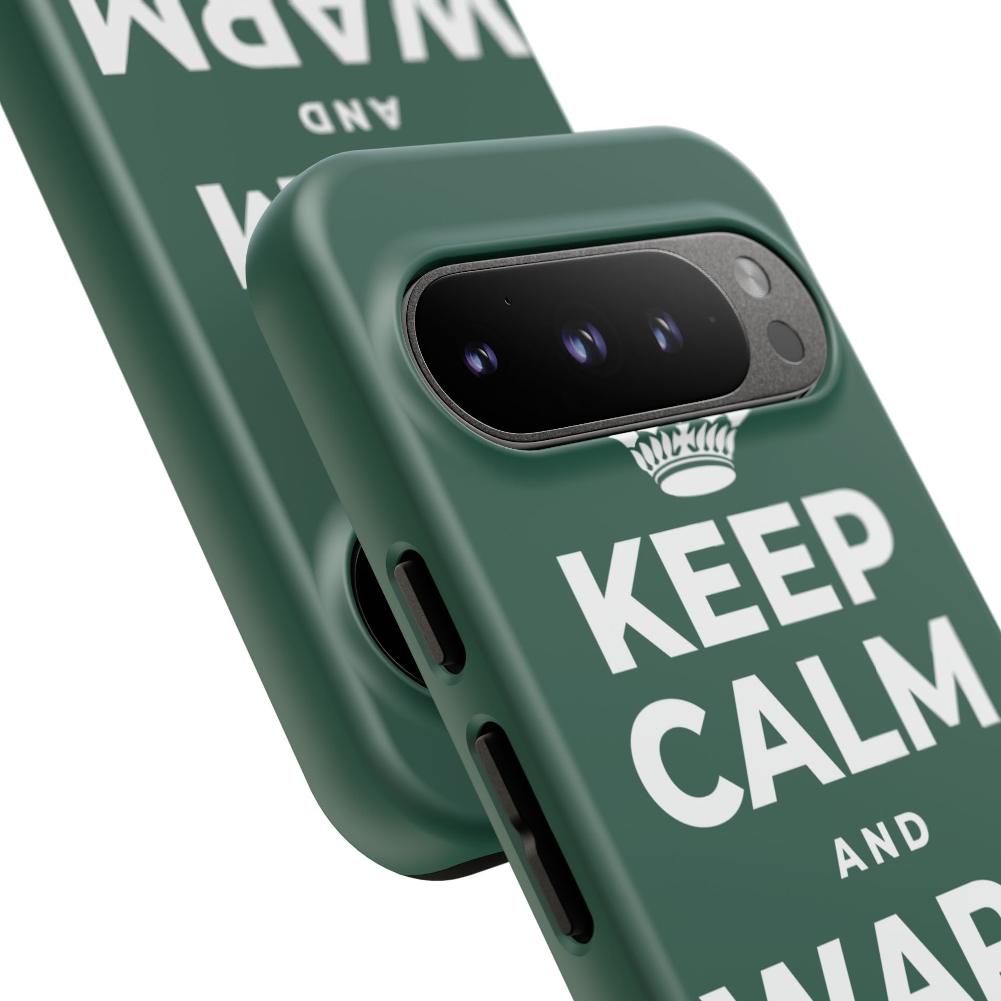 KEEP CALM AND WARM YOUR HANDS Phone Case