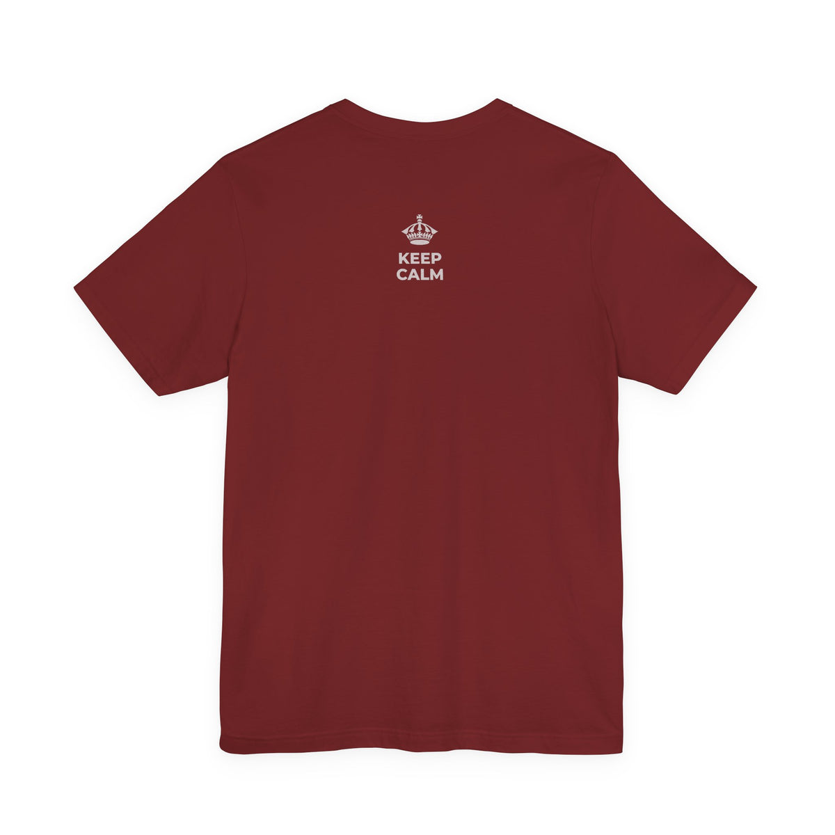 KEEP CALM A ALOHA IĀ ʻOE IHO, A LAILA I KEKAHI T-Shirt (Baby Blue–Silver)