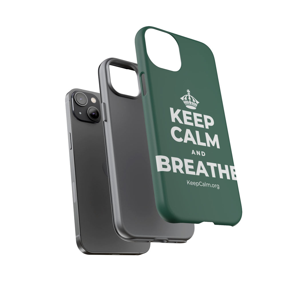 KEEP CALM AND BREATHE Phone Case