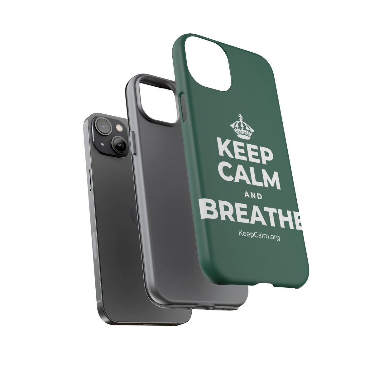 KEEP CALM AND BREATHE Phone Case