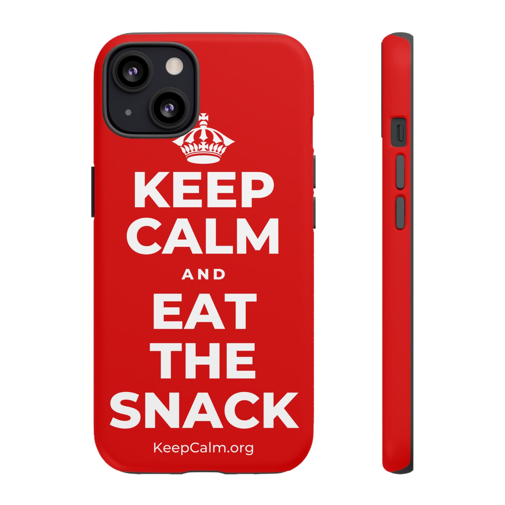 KEEP CALM AND EAT THE SNACK Phone Case