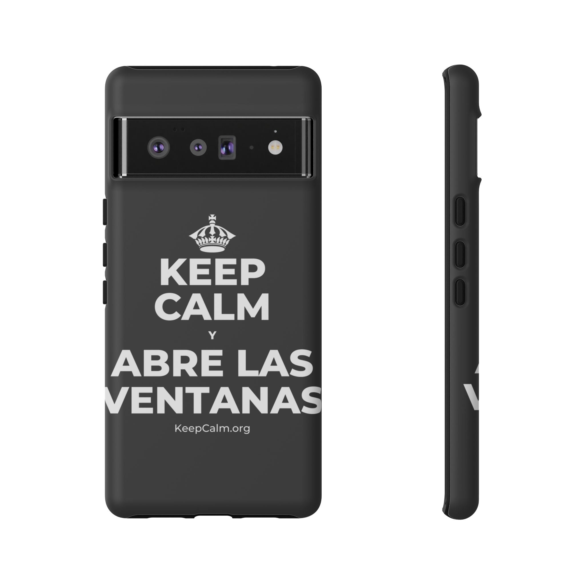 KEEP CALM Y ABRE LAS VENTANAS Phone Case