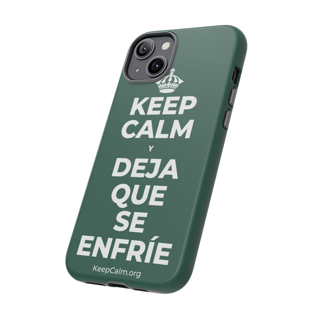 KEEP CALM Y DEJA QUE SE ENFRÍE Phone Case