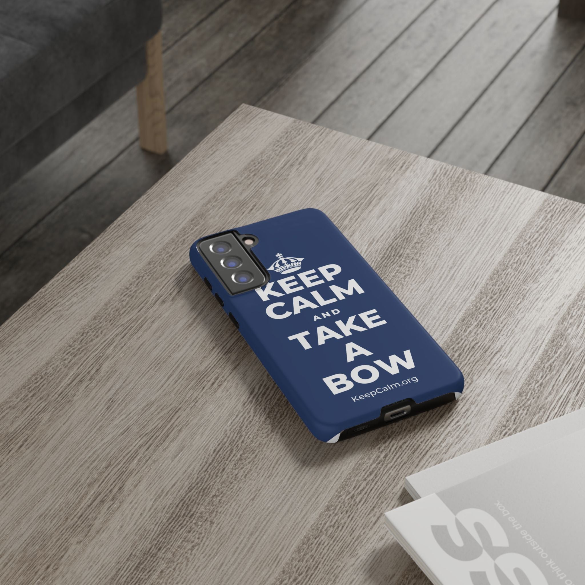 KEEP CALM AND TAKE A BOW Phone Case
