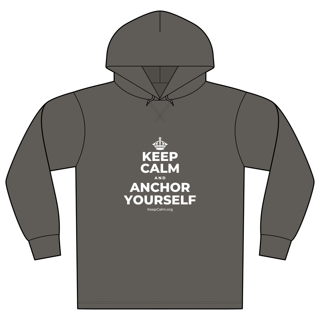 KEEP CALM AND ANCHOR YOURSELF Organic Hoodie Tee