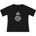KEEP CALM A HANA I KĀU HIKI, UA LAWA KĒLĀ Women's Raglan Tee