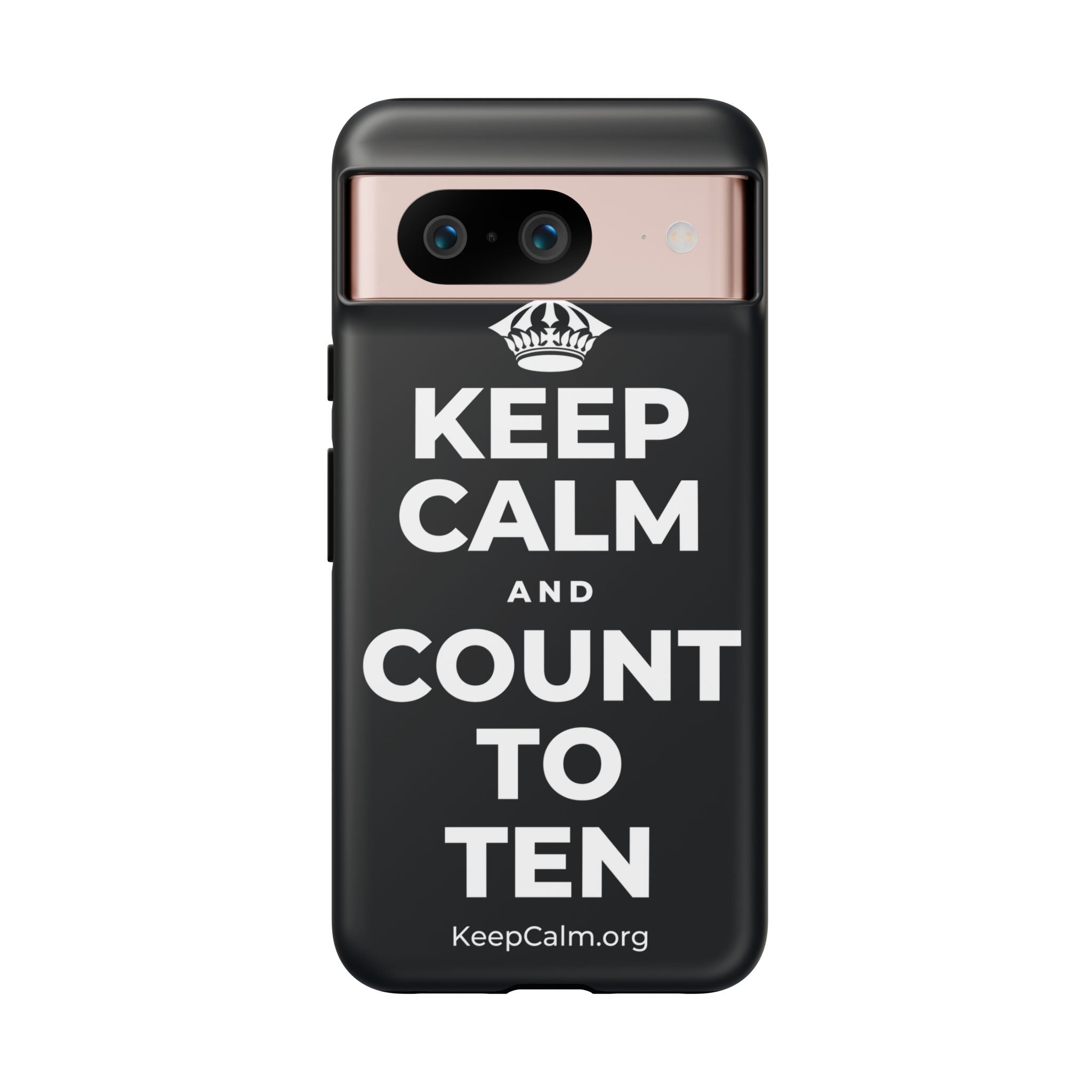 KEEP CALM AND COUNT TO TEN Phone Case (Dark)