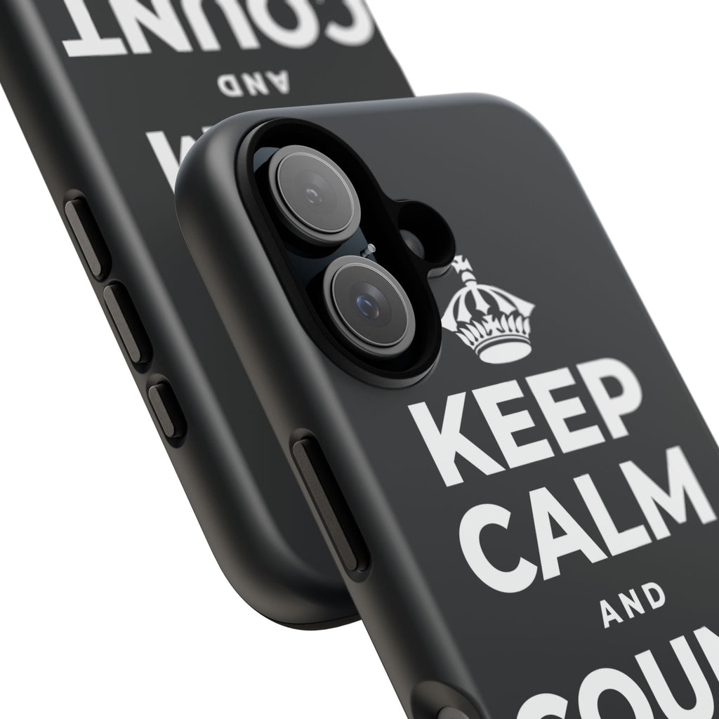 KEEP CALM AND COUNT SMALL WINS Phone Case (Dark)