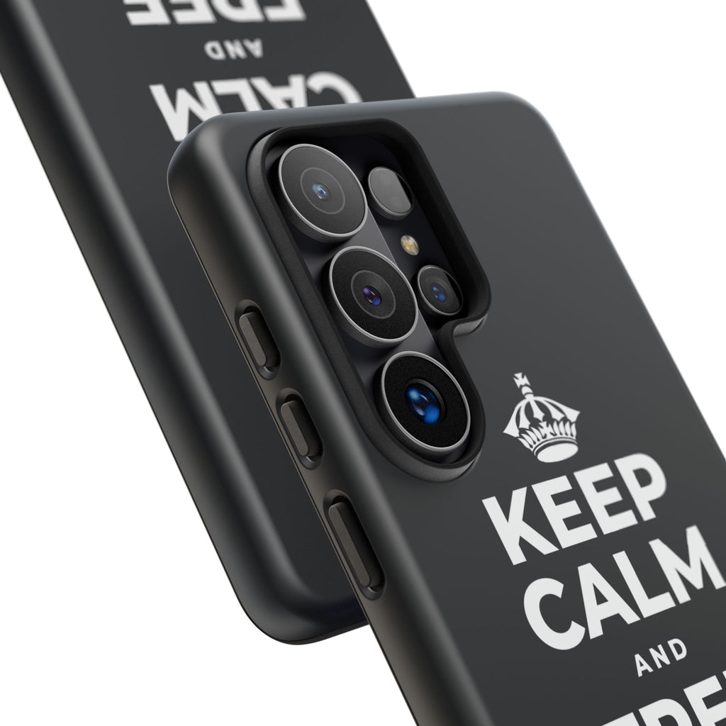 KEEP CALM AND FREE YOURSELF Phone Case (Dark)