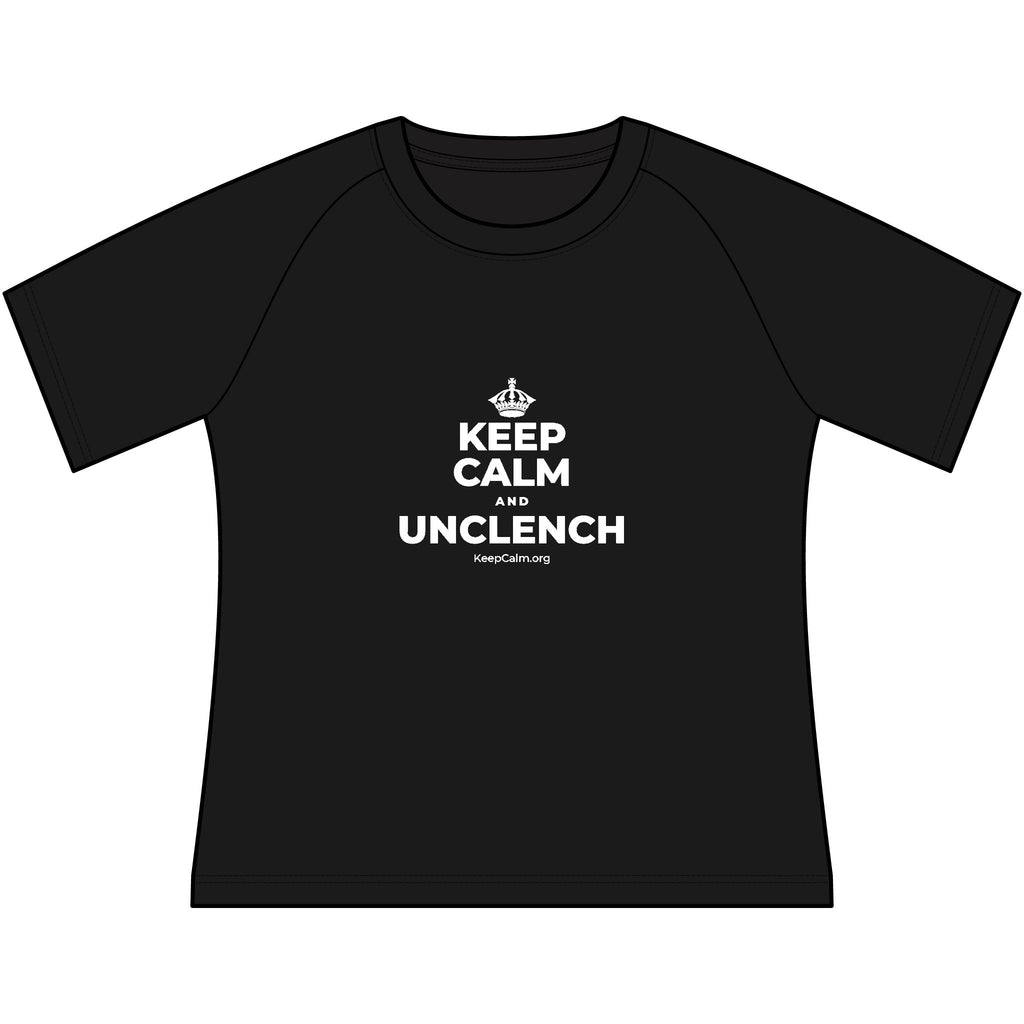 KEEP CALM AND UNCLENCH Women's Raglan Tee