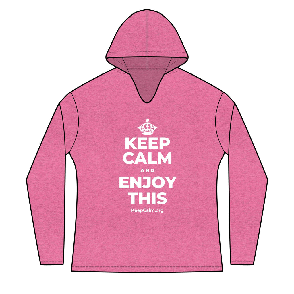KEEP CALM AND ENJOY THIS Women's Long Sleeve Hoodie