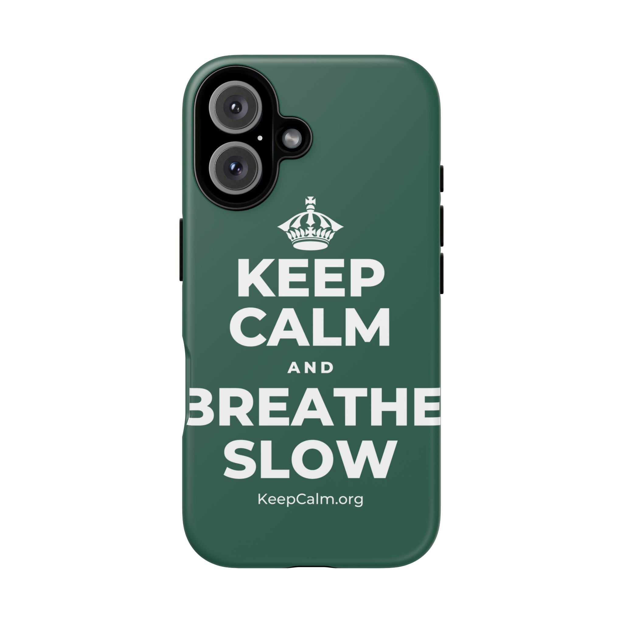 KEEP CALM AND BREATHE SLOW Phone Case