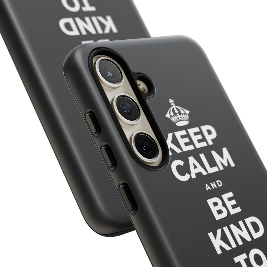 KEEP CALM AND BE KIND TO THE NEW KID Phone Case (Dark)