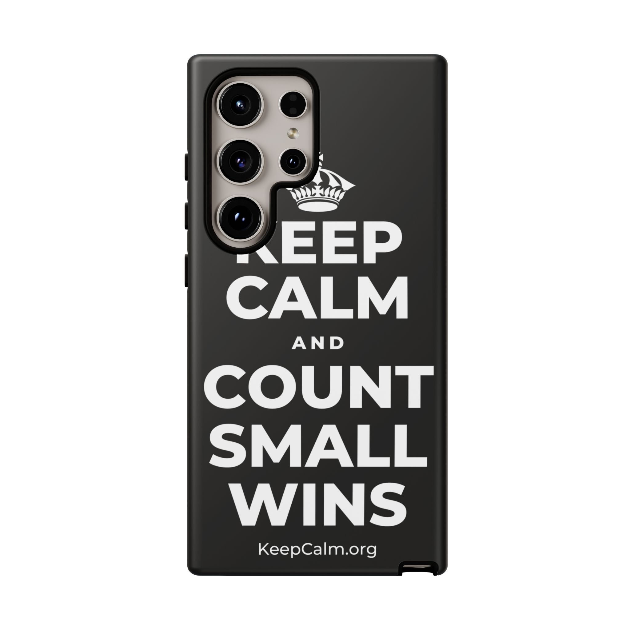 KEEP CALM AND COUNT SMALL WINS Phone Case