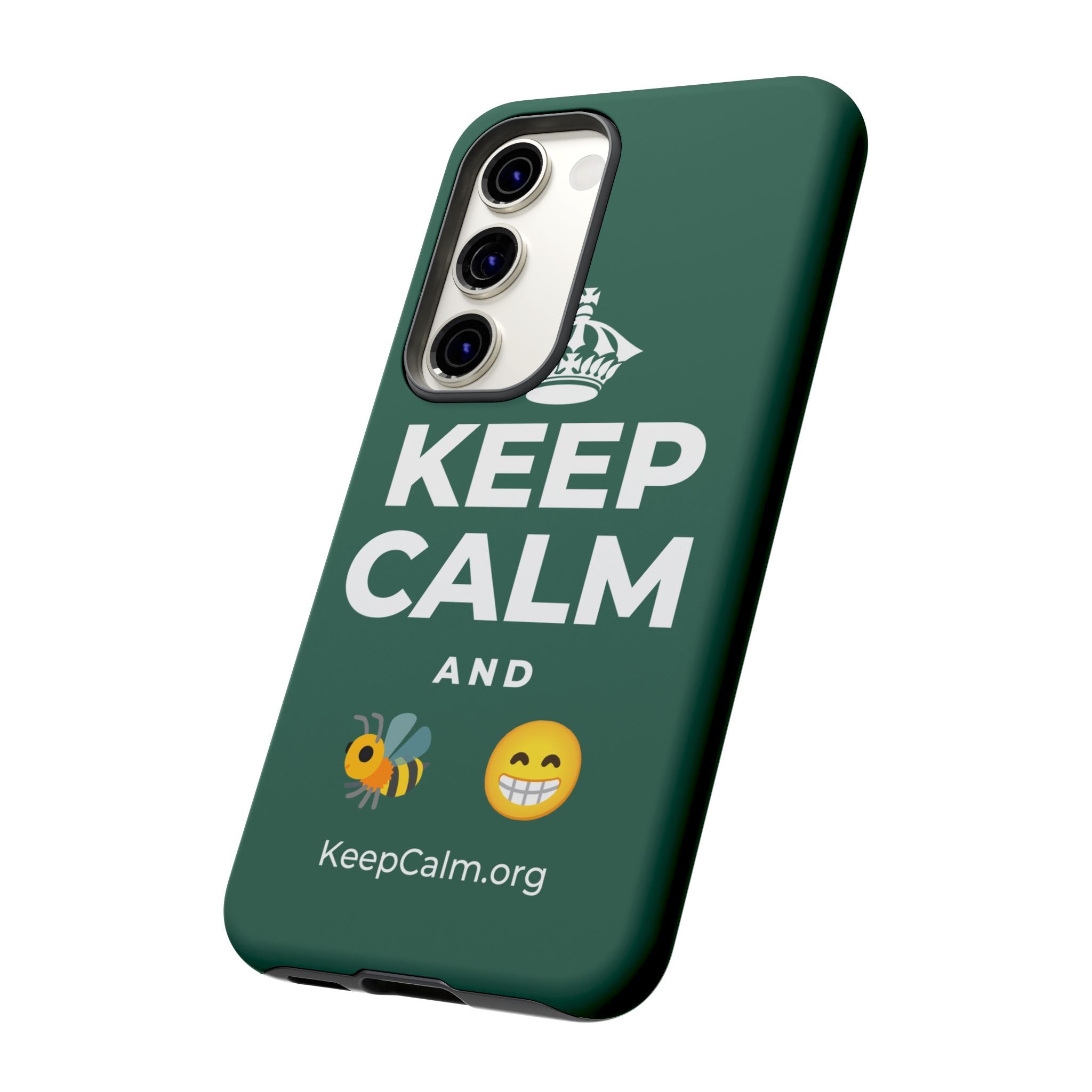 KEEP CALM AND BEE HAPPY Phone Case