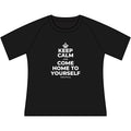 KEEP CALM AND COME HOME TO YOURSELF Women's Raglan Tee