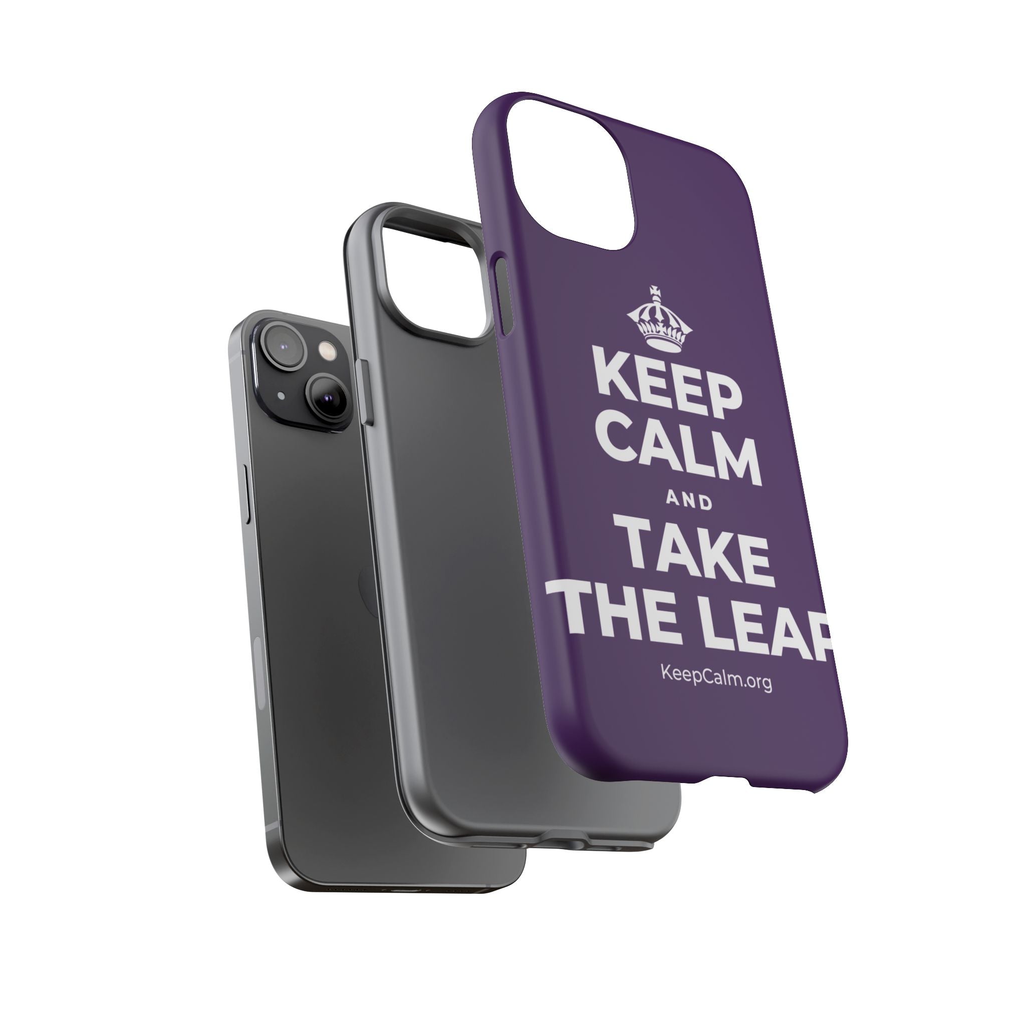 KEEP CALM AND TAKE THE LEAP Phone Case