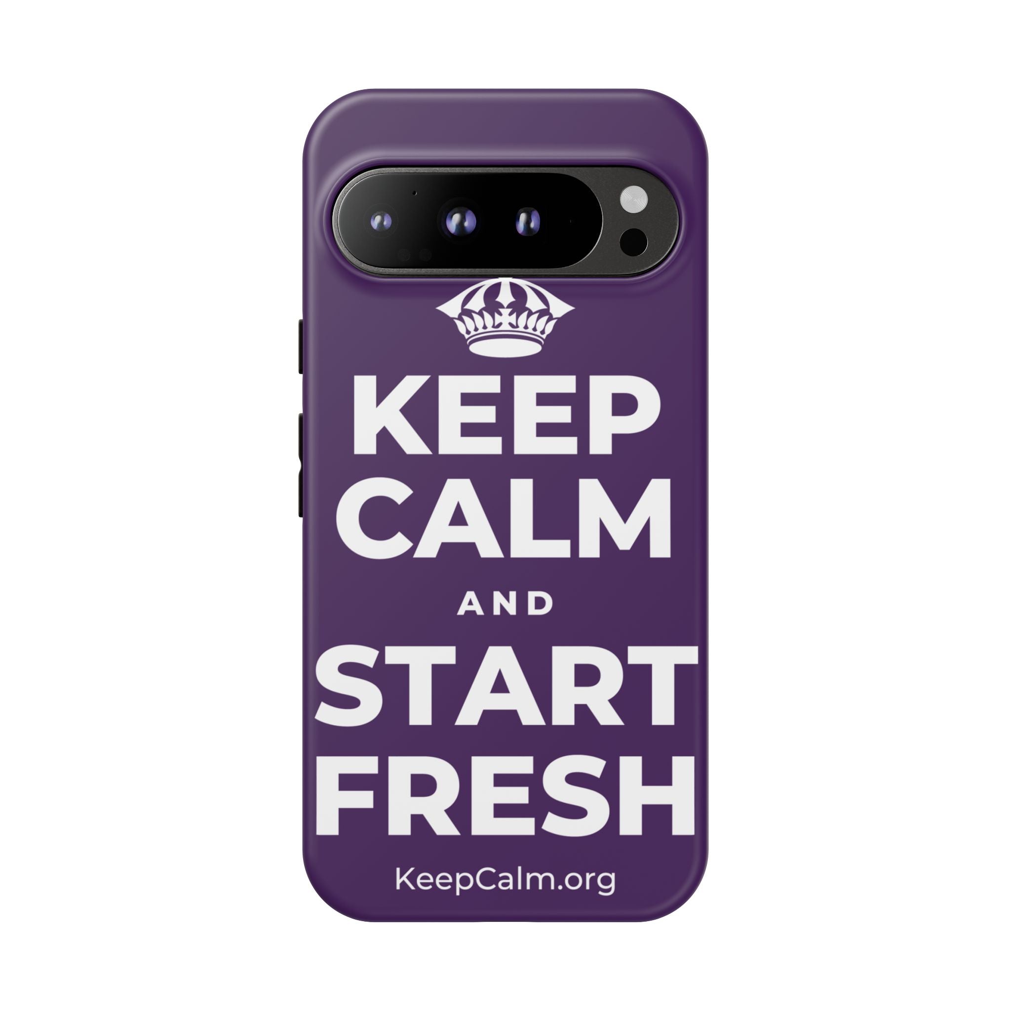KEEP CALM AND START FRESH Phone Case