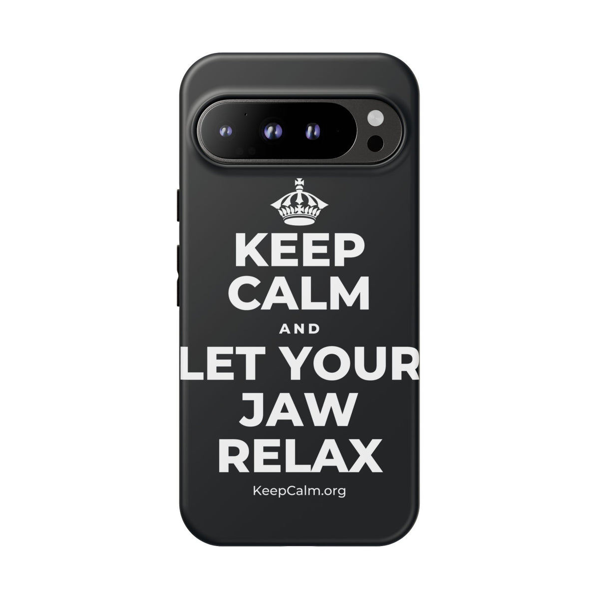 KEEP CALM AND LET YOUR JAW RELAX Phone Case (Dark)