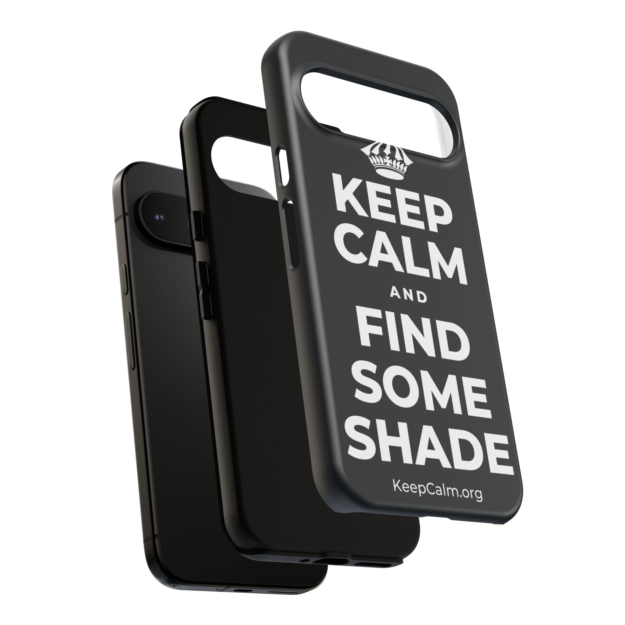 KEEP CALM AND FIND SOME SHADE Phone Case (Dark)