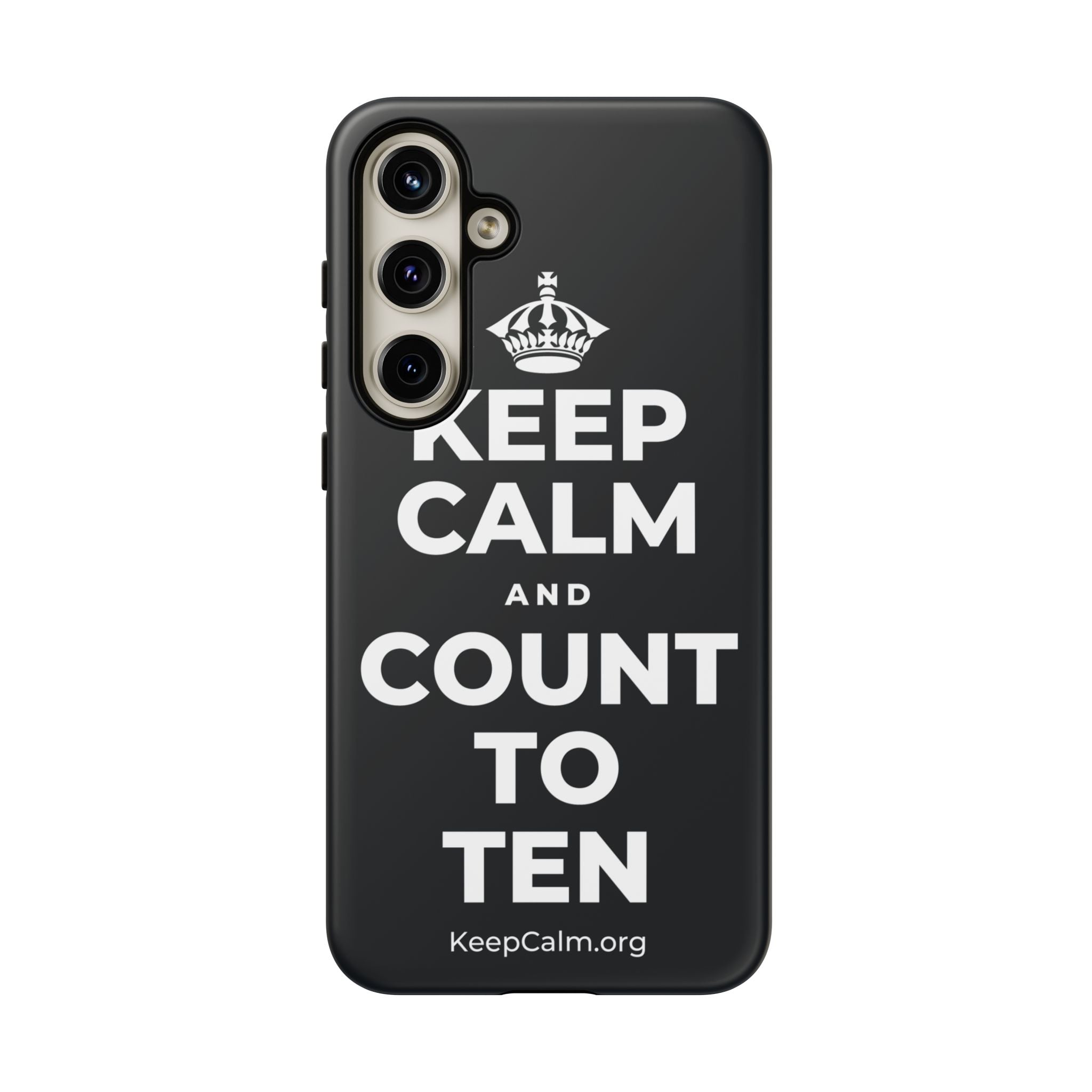 KEEP CALM AND COUNT TO TEN Phone Case (Dark)