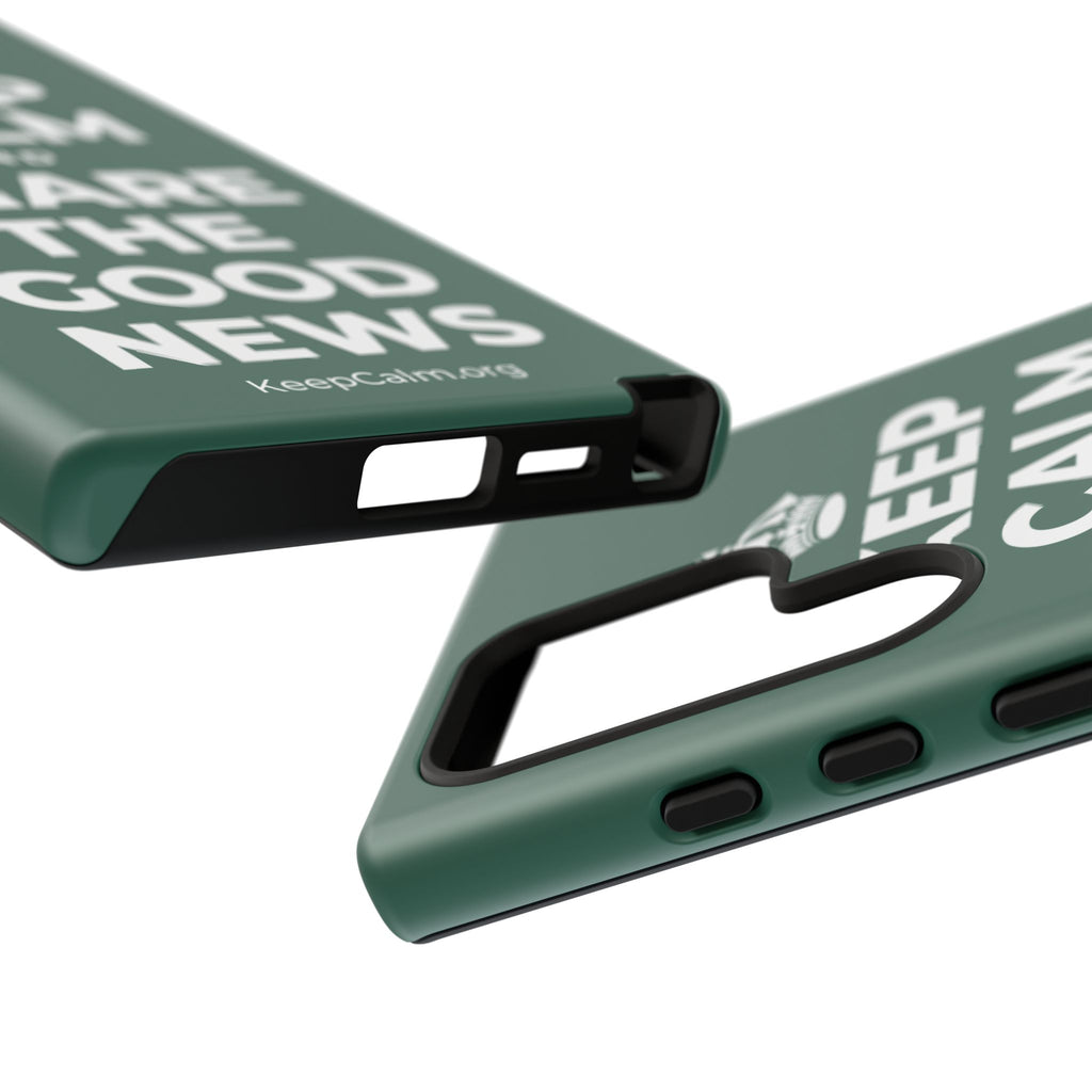 KEEP CALM AND SHARE THE GOOD NEWS Phone Case