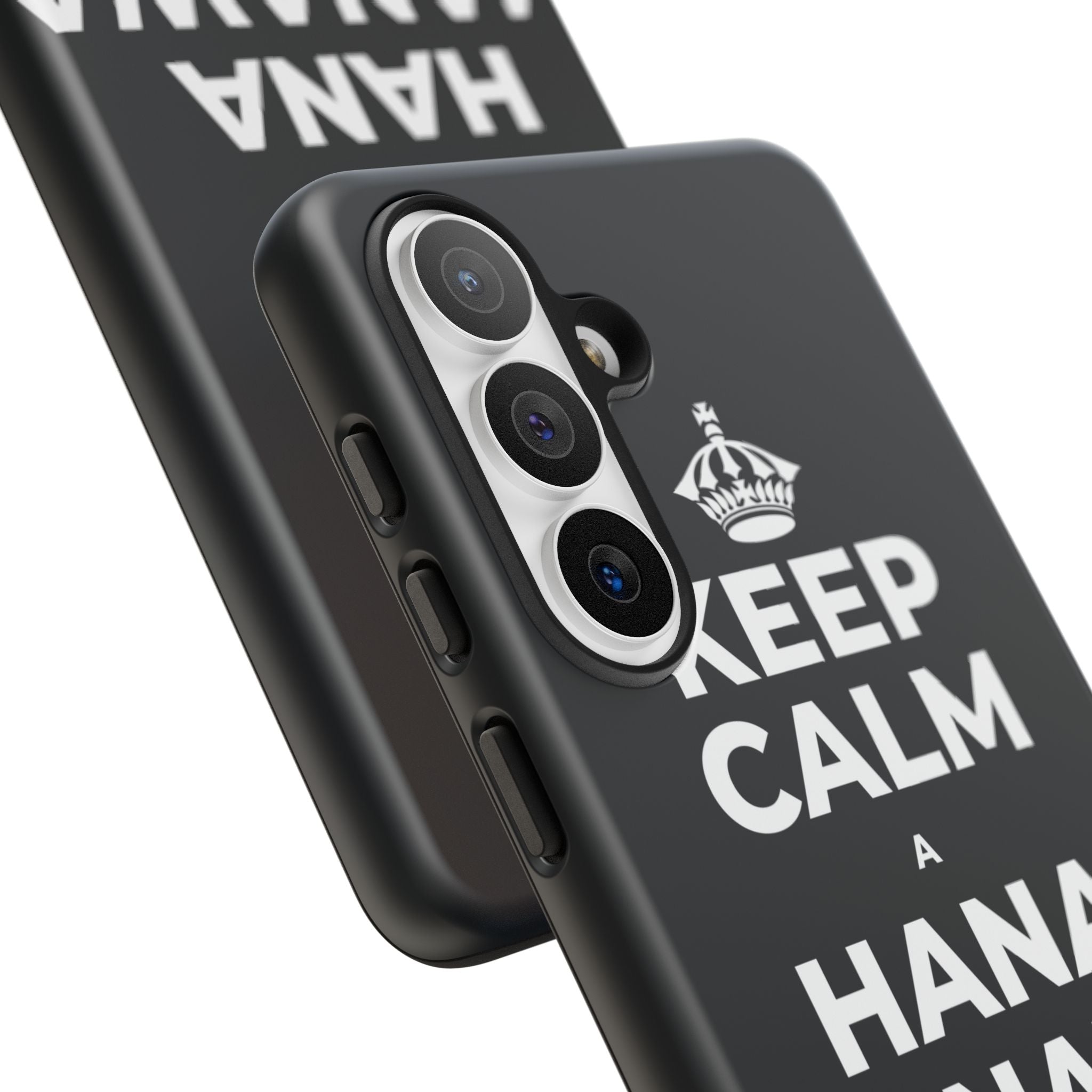 KEEP CALM A HANA MANAWA E PĀʻANI AI Phone Case (Dark)