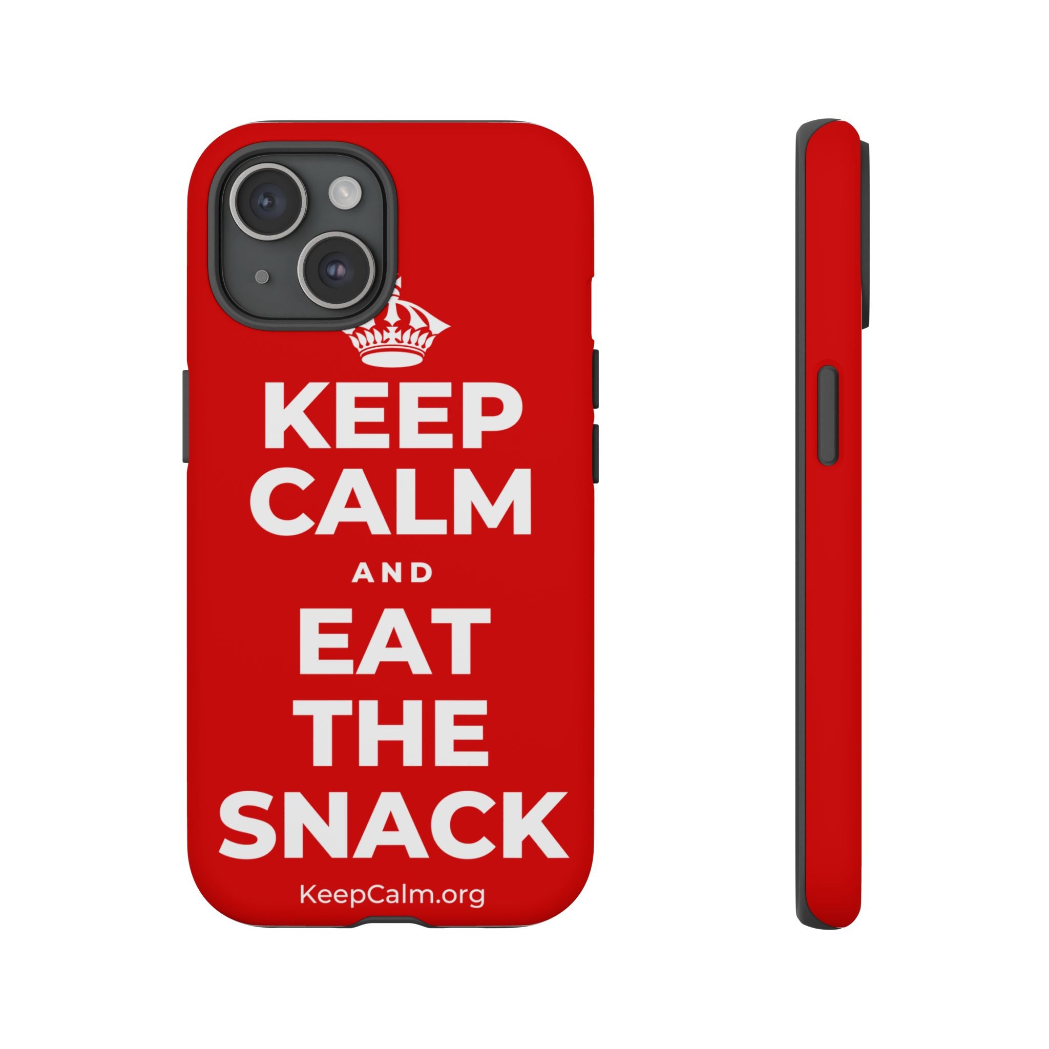 KEEP CALM AND EAT THE SNACK Phone Case