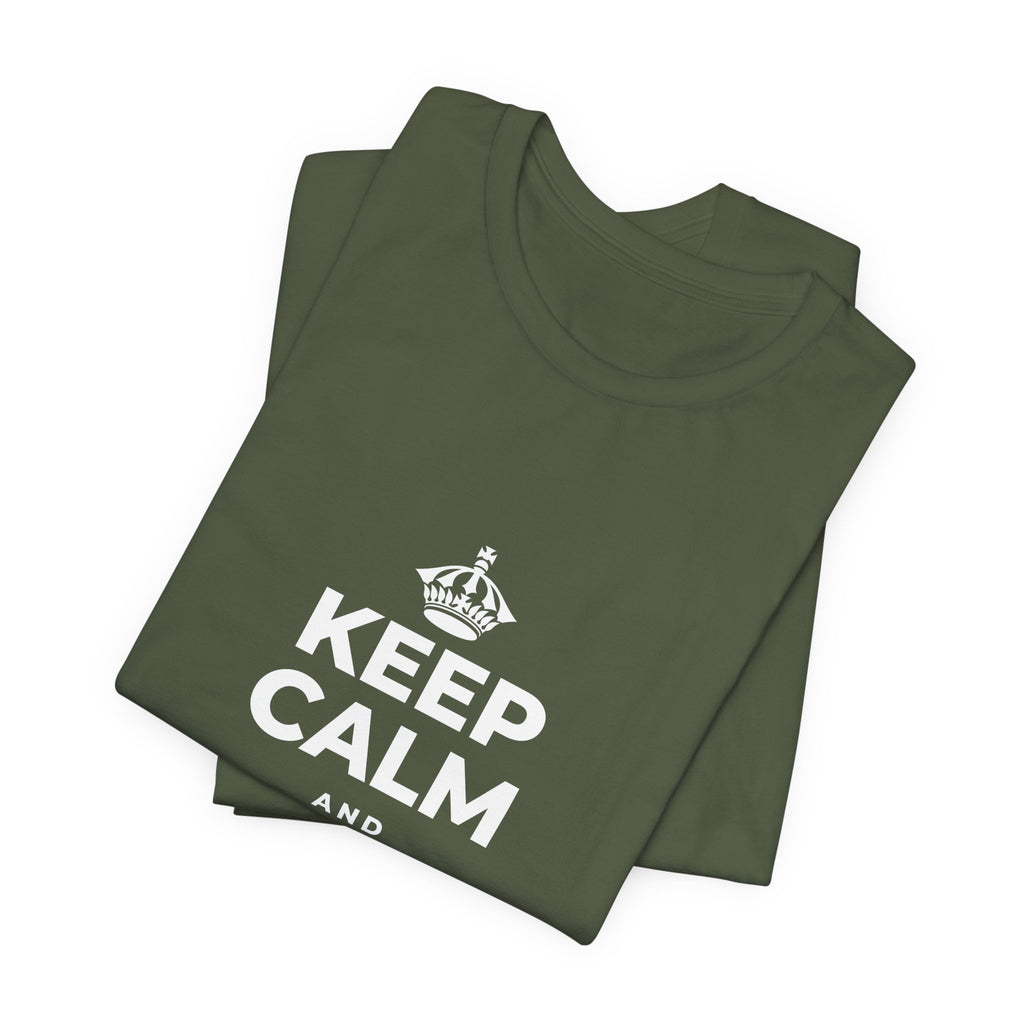 KEEP CALM AND MAKE MEMORIES T-Shirt (Military Green–Autumn)