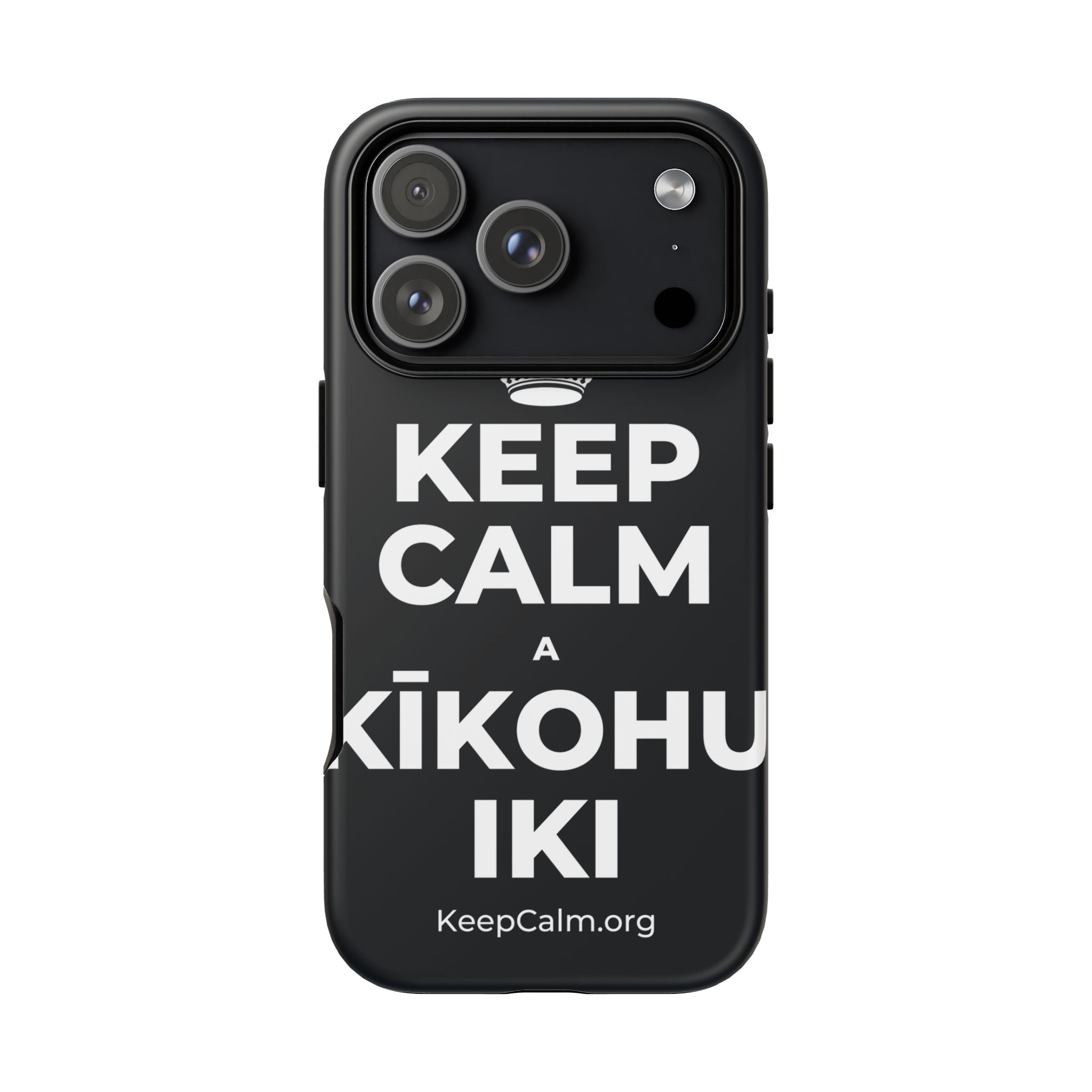 KEEP CALM A KĪKOHU IKI Phone Case (Dark)
