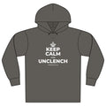 KEEP CALM AND UNCLENCH Organic Hoodie Tee